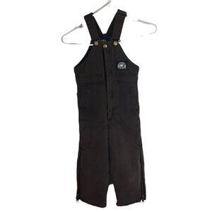 Polar King by Key Youth Quilted Duck Bib Overalls Kids Brown Size XS made usa